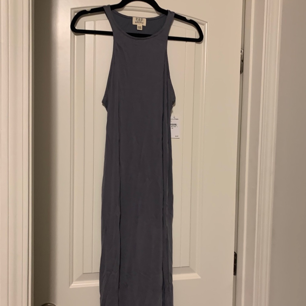 Gray Midi Dress New with tags